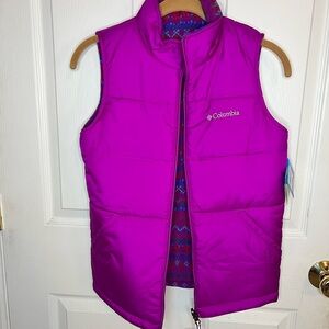 Columbia Kids' Reversible Fuchsia Puffer Vest